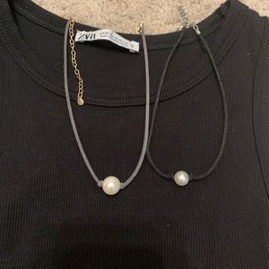 free when added to bundle 2 choker necklaces with pearl